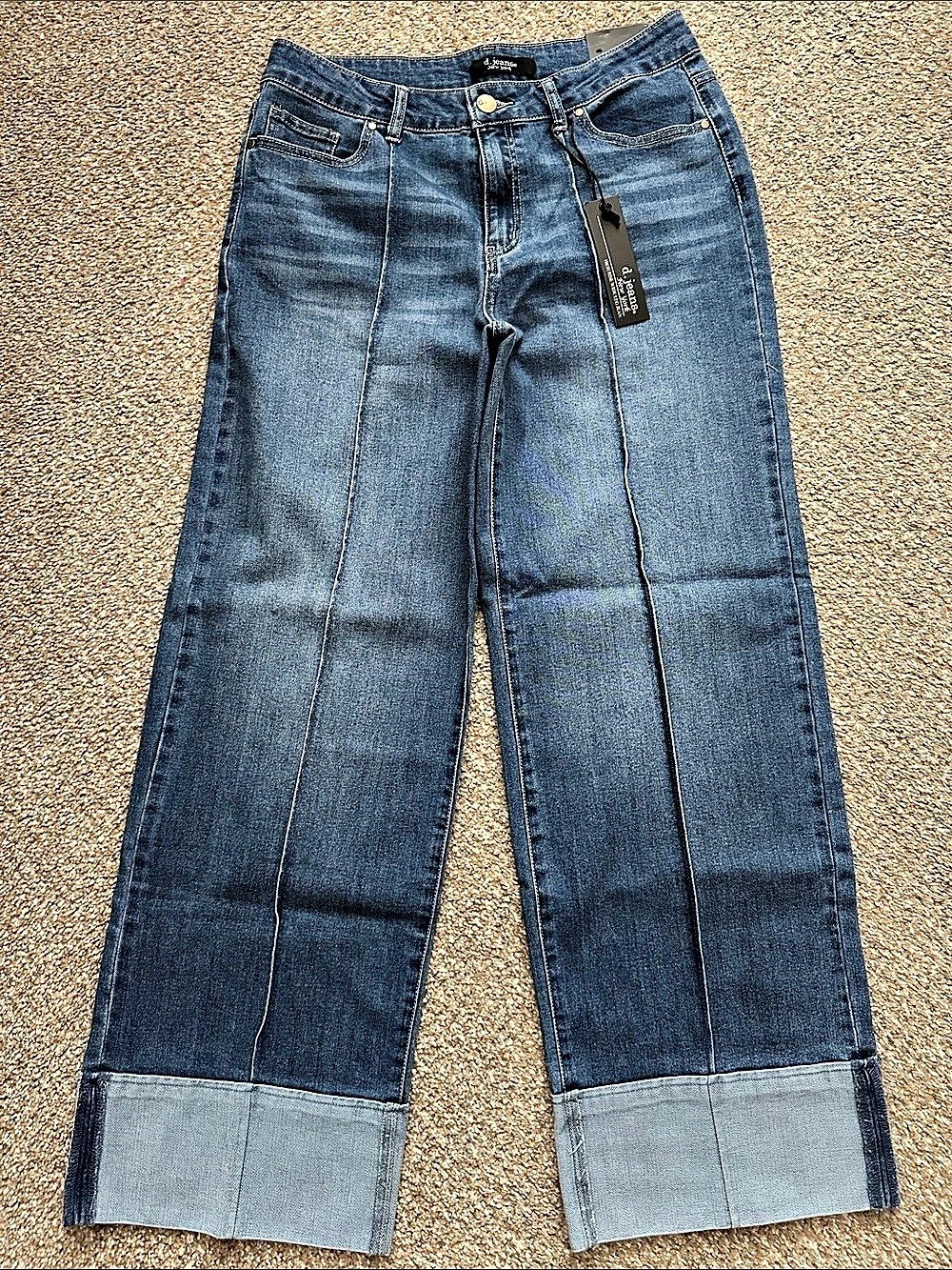 d jeans Wide Leg Jeans in Blue Waist 10 NWT